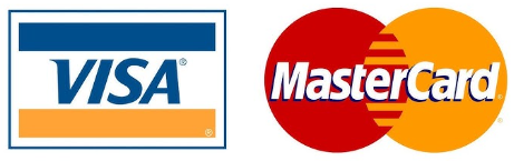 Visa and Mastercard accepted